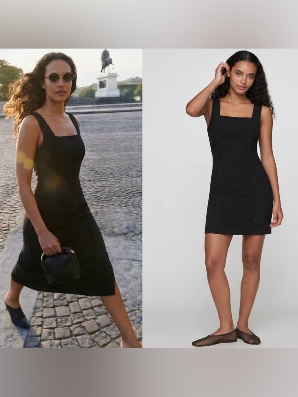Banana Republic Dress - Black Sheath Wool Blend Super Soft - Size 4